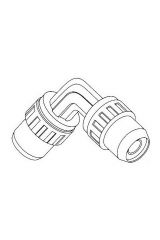 Угольник 90° 25 (Un), EFU2525.0021