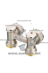 угловой RLV-KS 1/2&quot;-3/4&quot; без возможности опорожнения с переходниками, Danfoss 003L0222, узел