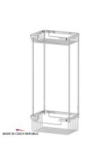 FBS RYN 017 Полочка-решетка двухуровневая прямоугольная 13х13 см