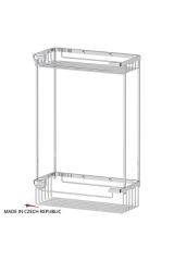 FBS RYN 020 Полочка-решетка двухуровневая прямоугольная 20х20 см