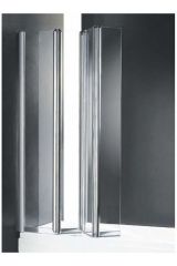 Душевая шторка на ванну CEZARES TRIO-V-3 900x1400 TRIO-W-V-3-90/140-C-Cr-L