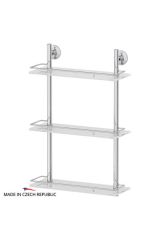 FBS STA 068 Полка с ограничителем 40 см тройная (стекло)