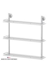 FBS STA 070 Полка с ограничителем 60 см тройная (стекло)