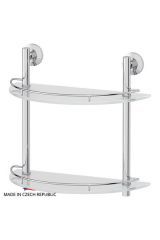 FBS STA 081 Полка полукруглая с ограничителем 40 см двойная