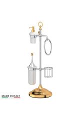 Stilmar UN STI 135 Стойка комбинированная для биде и туалета (хром/золото) 3SC