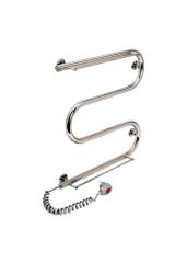 М-обр. с полкой 25 ПС3 500х500 Полотенцесушитель электро Змеевик Правое подключение, шт