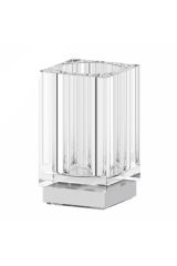 LINEAG TIF 016 Стакан настольный (хрусталь; хром)