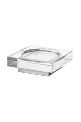 LINEAG TIF 017 Мыльница настольная (хрусталь; хром)