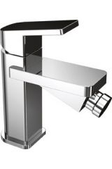 TREND-BSM1-01-Cr Смеситель на биде однорыч c донным клапаном, исполнение хром, ручки хромированные CEZARES TREND-BSM1-01-Cr