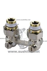 нижнего подключения угловой, тип Е1/50, Exclusive line, R1/2&quot;х G3/4&quot;, Meibes SX 10012, узел