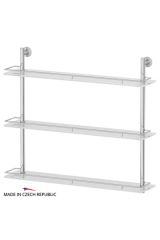 FBS VIZ 071 Полка с ограничителем 70 см тройная (стекло)