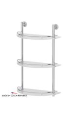 FBS VIZ 082 Полка полукруглая с ограничителем 40 см тройная