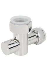 Вентиль запорный с клапаном   скрытый (G 1&quot; НГ х G 3/4&quot; НГ) 01101-1034