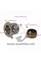 зажимной резьбовой для соед. вентилей 3300 и медных труб 15х1/2&quot; НР, Tiemme 3270002